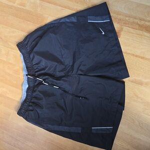Men Nike black athletic shorts with built in briefs size XL